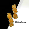 Panetta Vintage Hoop Earrings With Brutalist and Modernist Style