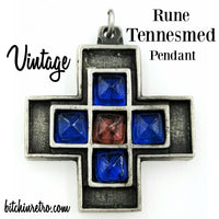Vintage Rune Tennesmed Pendant at bitchinretro.com