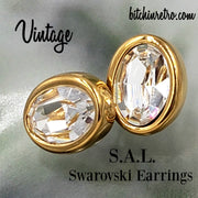 Swarovski Crystal Vintage Earrings