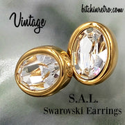 Swarovski Crystal Vintage Earrings