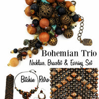 Bohemian Jewelry Ensemble at bitchinretro.com