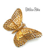 Schrager Vintage Butterfly Brooch at bitchinretro.com