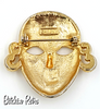 MJent Vintage Mask Brooch at bitchinretro.com