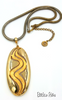 Lisner Vintage Pendant Necklace With Mod Vibe at bitchinretro.com