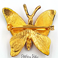 Vintage Originals by Robert Butterfly Brooch at bitchinretro.com