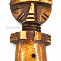 Vintage Tiki Wooden Necklace at bitchinretro.com