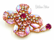 Kramer Vintage Rhinestone Brooch at bitchinretro.com