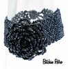 Beaded Rose Bracelet With Victorian Style at bitchinretro.com