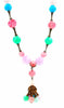 Vintage Art Glass Beaded Necklace and Earring Set at bitchinretro.com