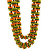 West Germany Beaded Necklace & Earring Set With Fall Leaf Brooch at bitchinretro.com