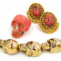 Skull Lovers Halloween Jewelry Lot at bitchinretro.com